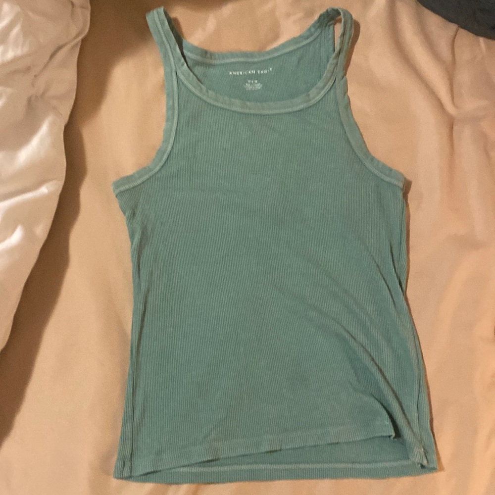 Green American eagle tank top